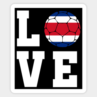 Costa Rica Football Sticker